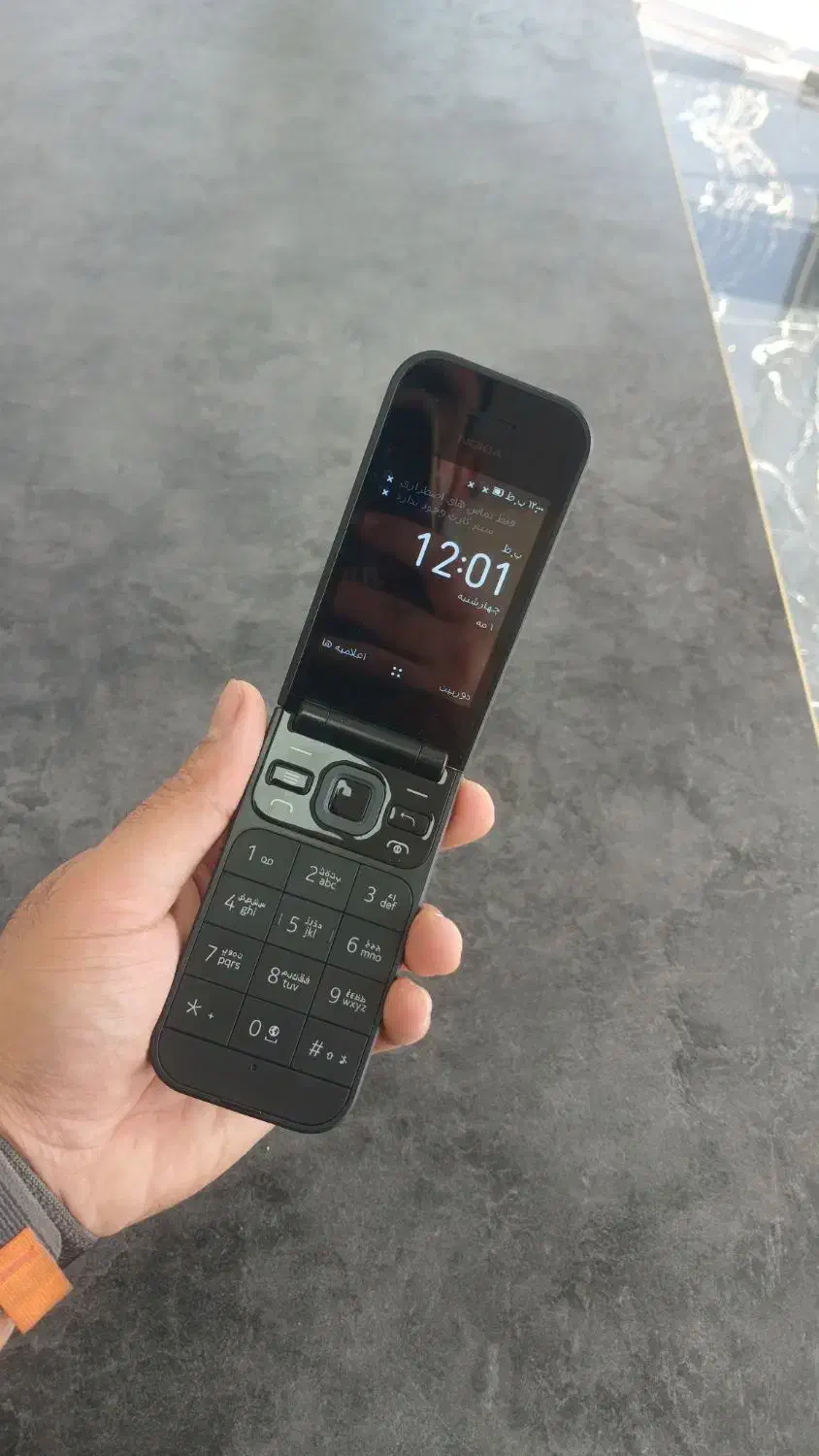 گوشی نوکیا 2720 تاشو نو|موبایل|ساوه, |دیوار