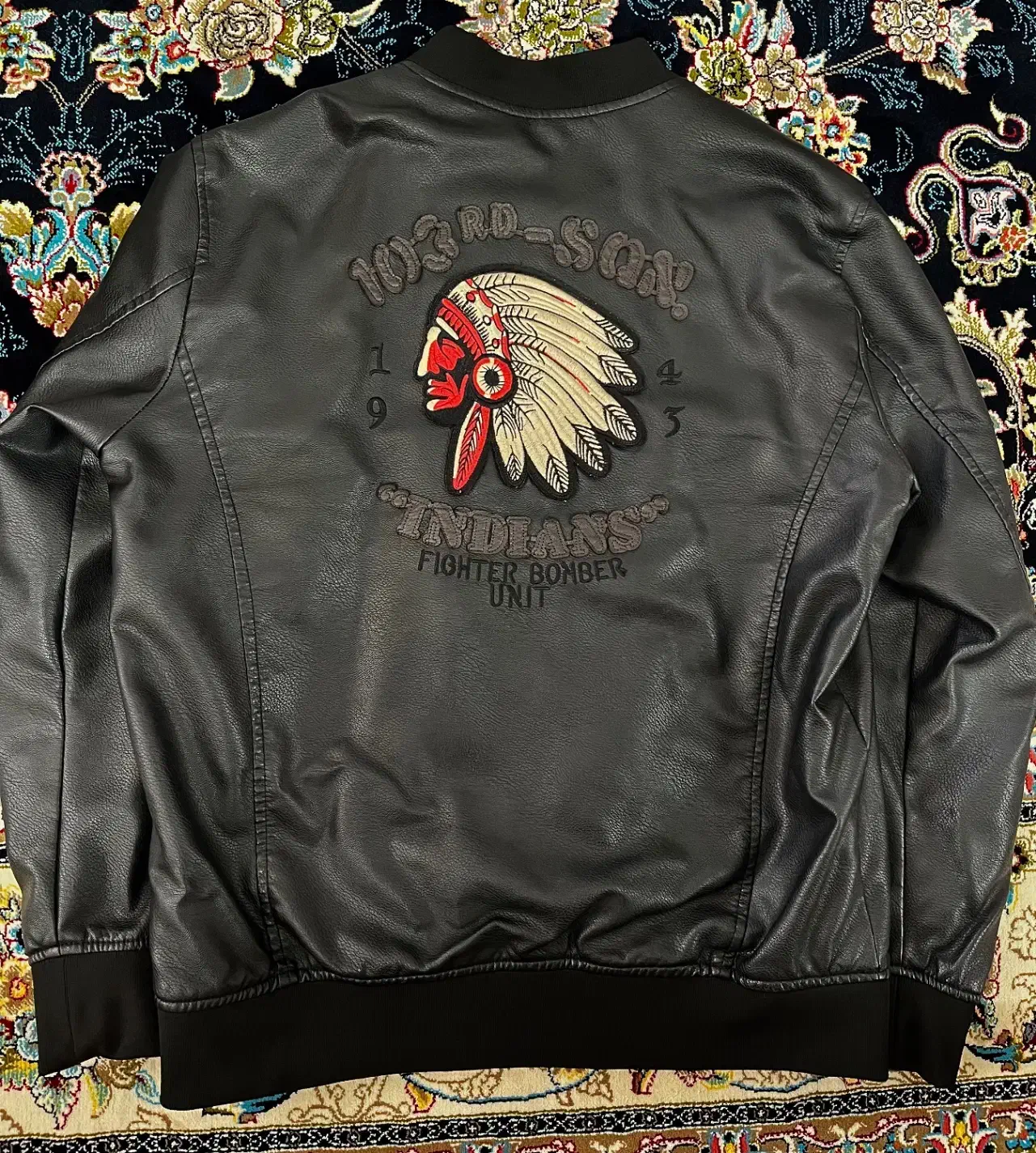 کاپشن خلبانی چرم اورجینال|لباس|قم, شهرک امام حسن|دیوار