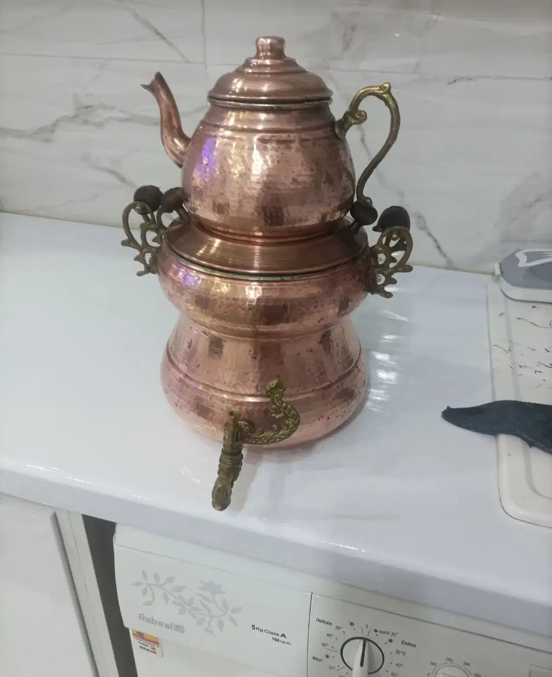 کتری قوری مس|قوری، کتری، قهوهساز دستی|نسیمشهر, |دیوار