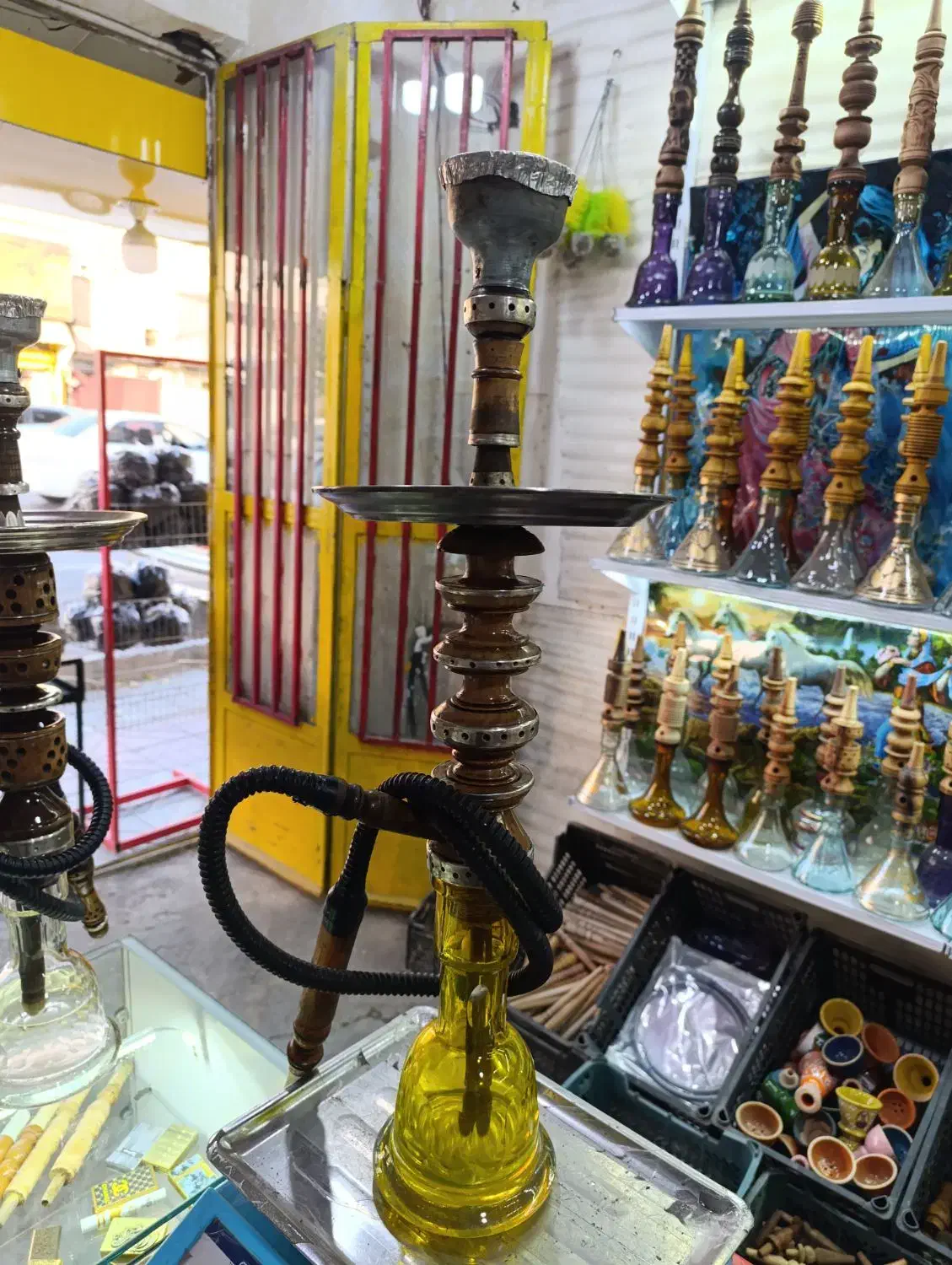 چوب زرد قدیمی|کلکسیون اشیاء عتیقه|ایلام, |دیوار