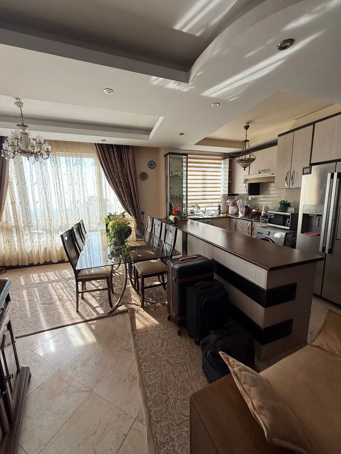 آپارتمان ۸۰ متر/ تکواحدی/ ویو شهر|اجارهٔ آپارتمان|تهران, گلاب دره|دیوار