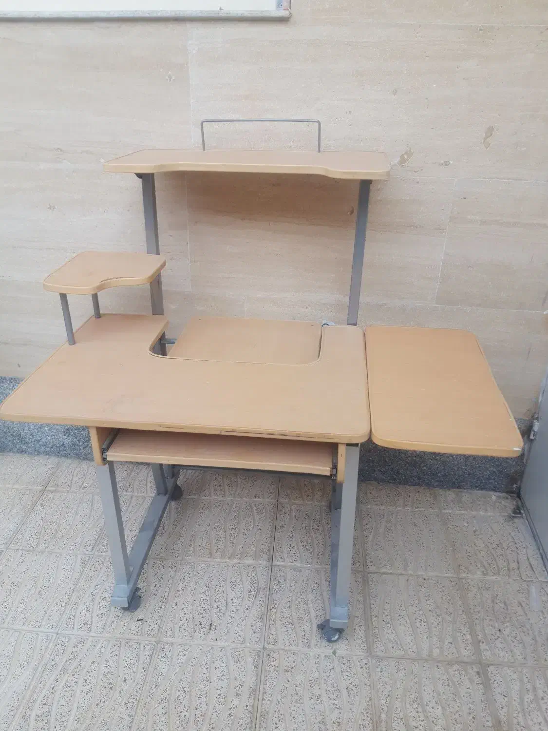 میز کامپیوتر|میز تحریر و کامپیوتر|اسکو, |دیوار