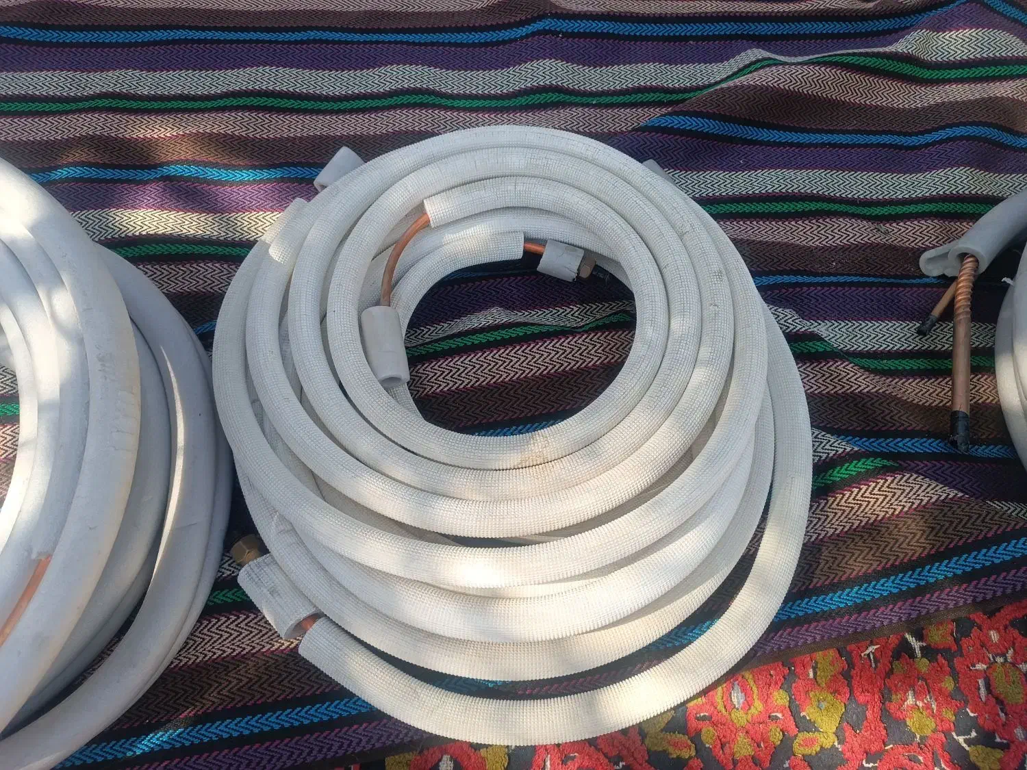 ۵کلاف ۳/۸و۵/۸دو سر فنر ۴و۵متری.۸کیلوتیکه لوله|کولر گازی و فنکوئل|اهواز, کمپلو شمالی|دیوار