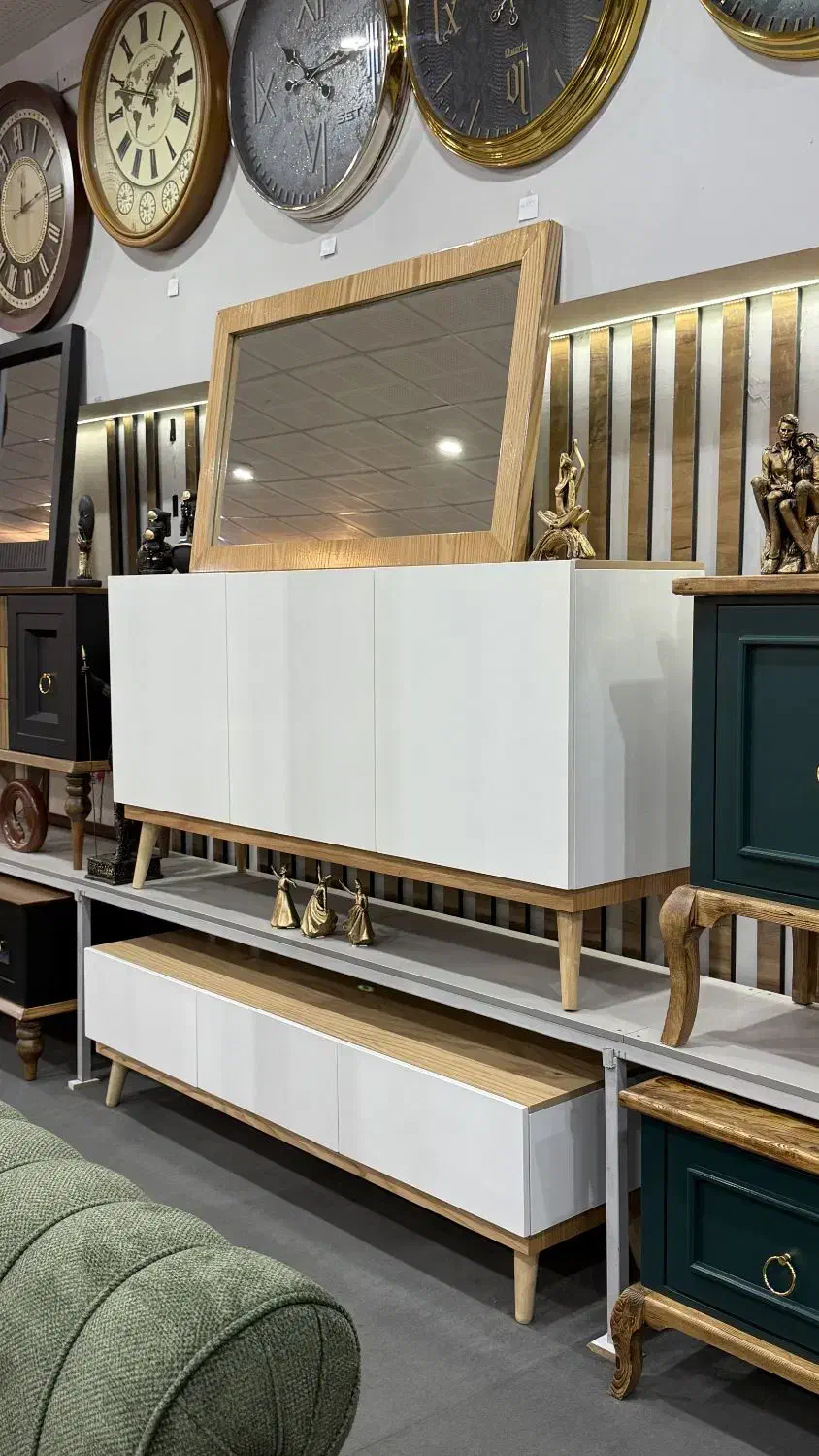 آینه کنسول ومیزتلوزین جاکفشی %اقساطی دورود|بوفه، ویترین، کنسول|الیگودرز, |دیوار