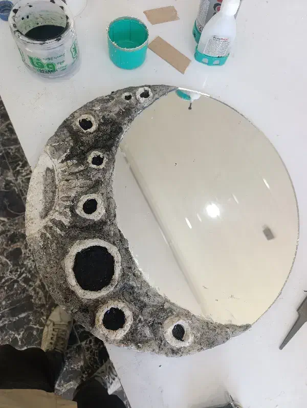 عکس آینه دکورلتیو ماه|آینه|آذرشهر, |دیوار