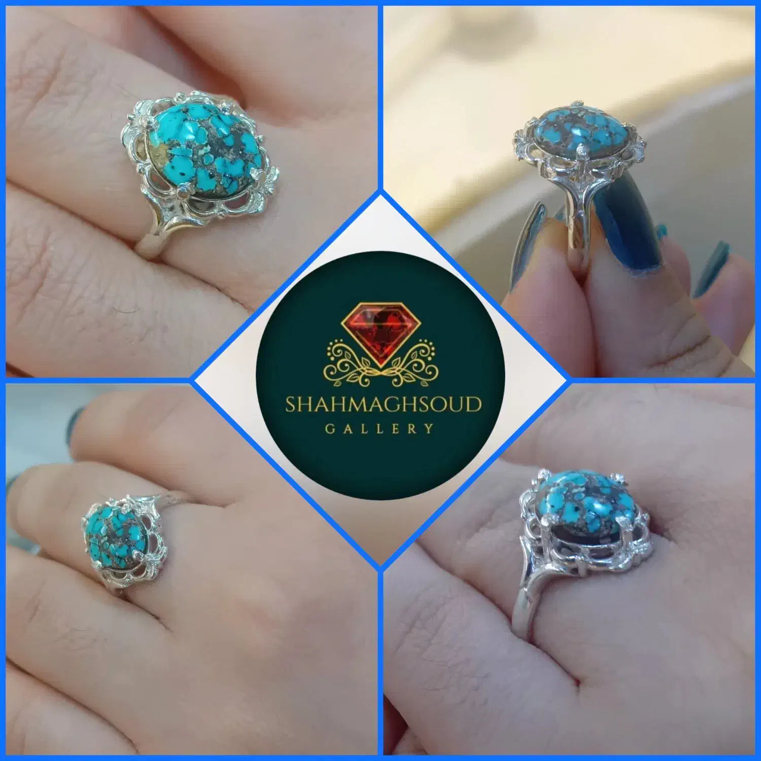 انگشتر فیروزه زنانه|بدلیجات|زاهدان, |دیوار