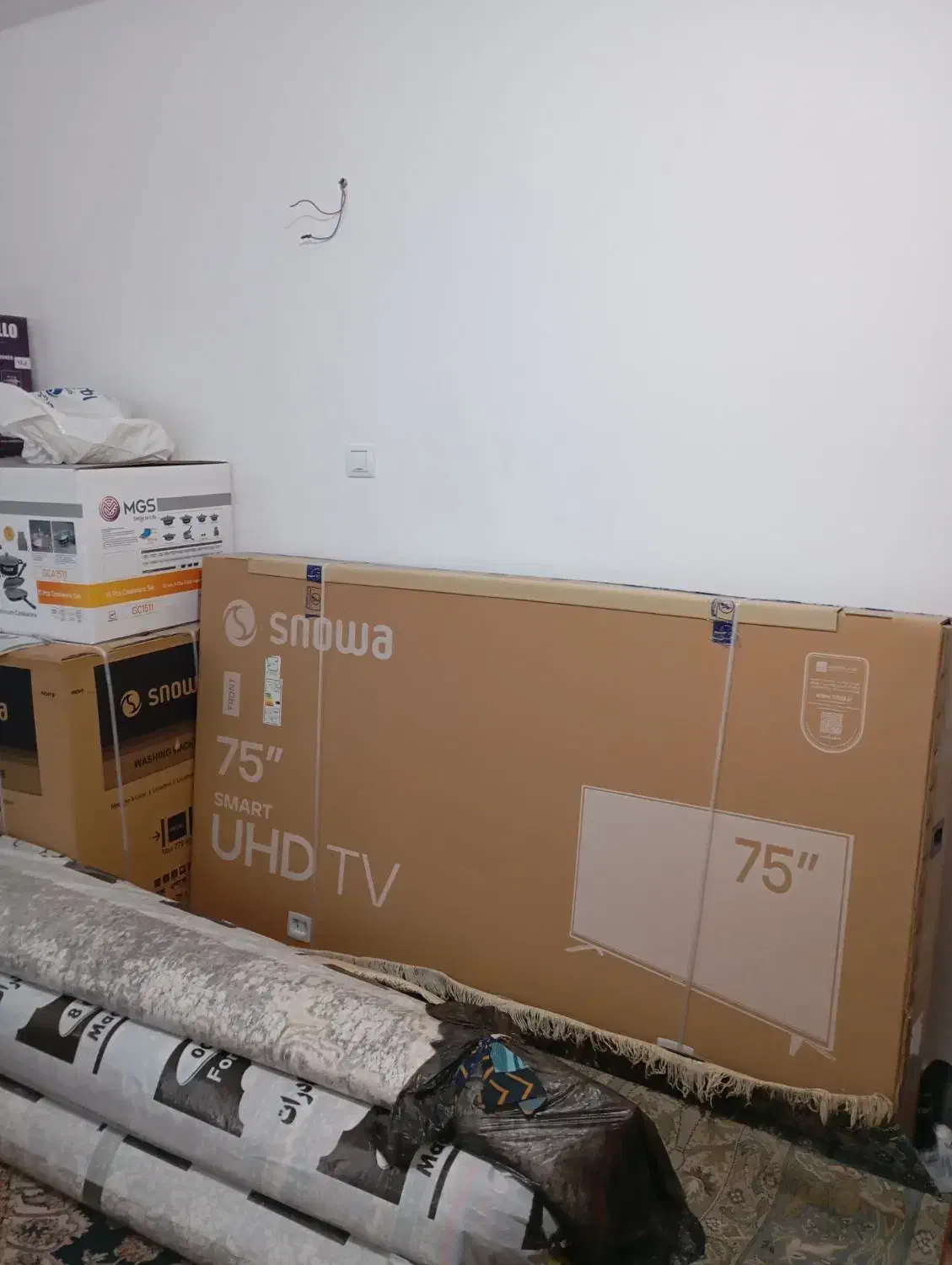 تلویزیون 75اینچ اسنوا پلمپ پلمپ|تلویزیون و پروژکتور|بندر ماهشهر, |دیوار