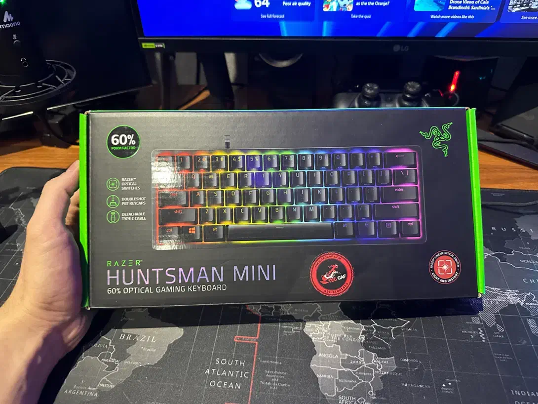 Razer Huntsman mini - Optical linear red switch|قطعات و لوازم جانبی رایانه|تهران, مشیریه|دیوار