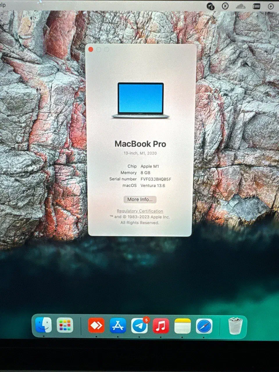 فروش مک بوک پرو m1 13 inch|رایانه همراه|کرج, کوی ایثار|دیوار