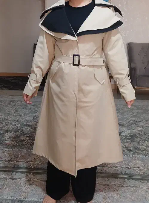 بارونی ۶ یقه با کیفیت جنس کتان زارا ضد آب هستش|لباس|مشکین‌دشت, |دیوار