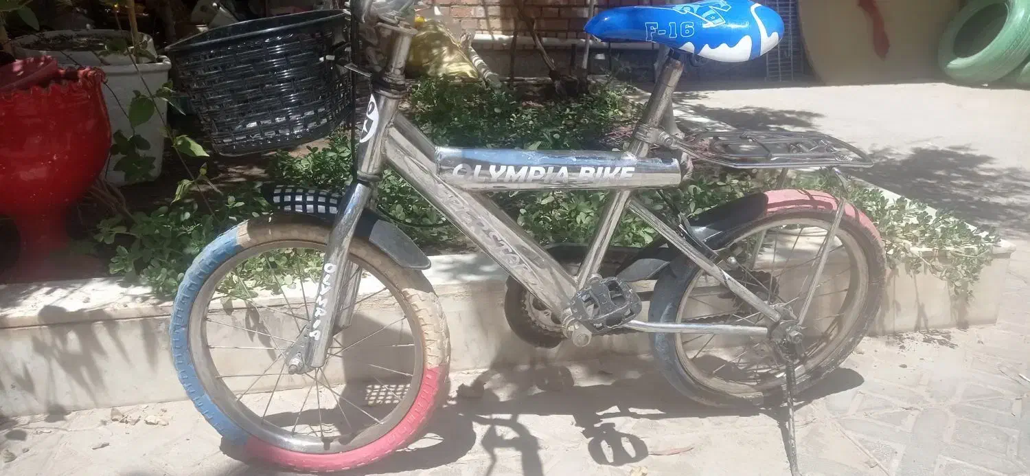 دوچرخه ۱۶ استیل پسروصورتی دختر با اسکوتر رایگان|دوچرخه، اسکیت، اسکوتر|بیرجند, |دیوار