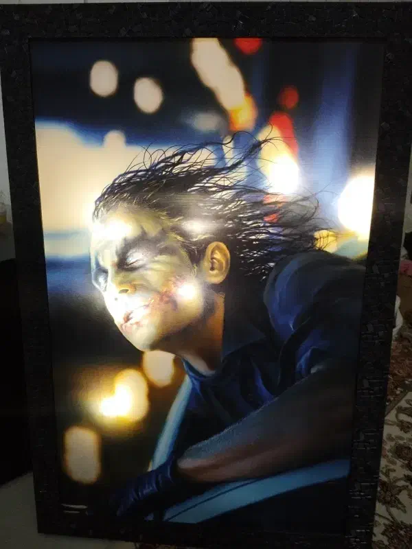 تابلو چراخ دار طرح جوکر|تابلو، نقاشی، عکس|تبریز, |دیوار