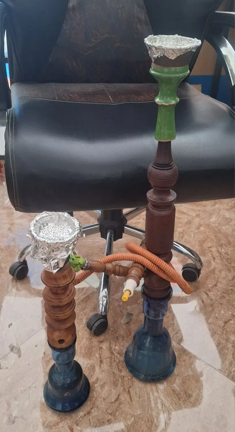 قلیون مسافرتی شیشه ای طرح جمجمه|کلکسیون و سرگرمی|مشگین شهر, |دیوار