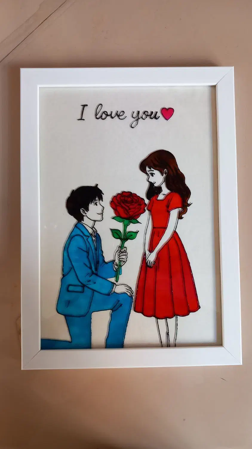 نقاشی روی شیشه|تابلو، نقاشی، عکس|خسروشاه, |دیوار