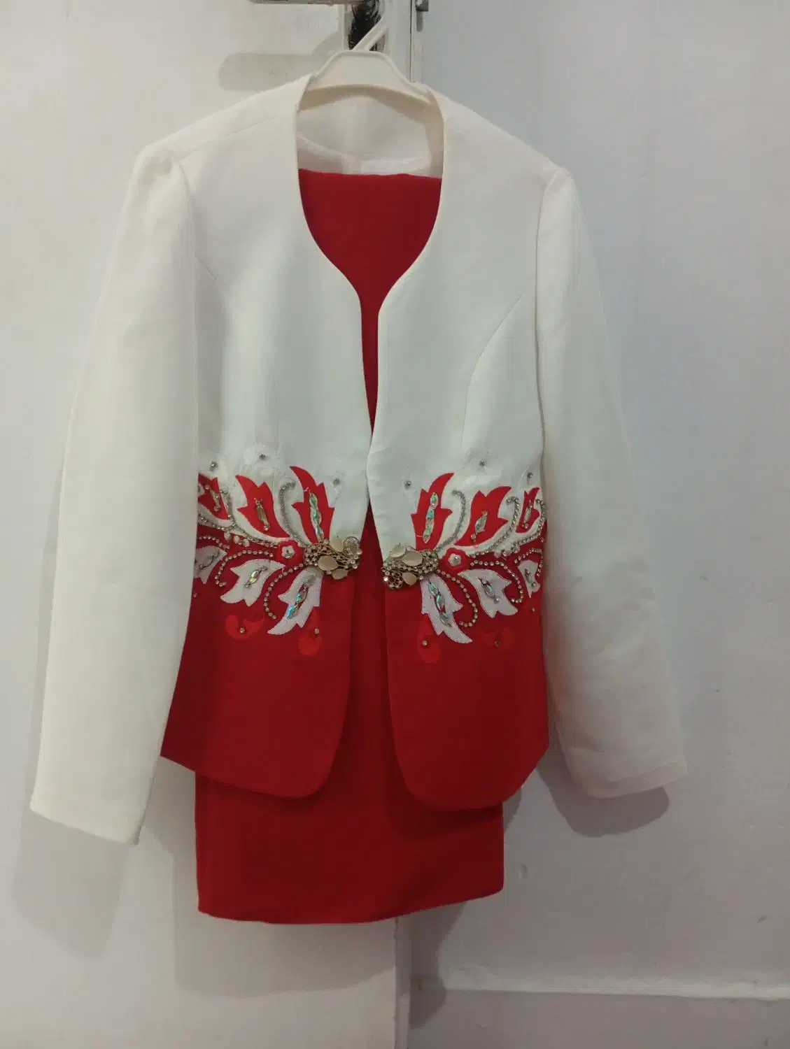 کت دامن مجلسی سایز 40تا41 دو بار بیشتر پوشیده نشده|لباس|ملارد, |دیوار