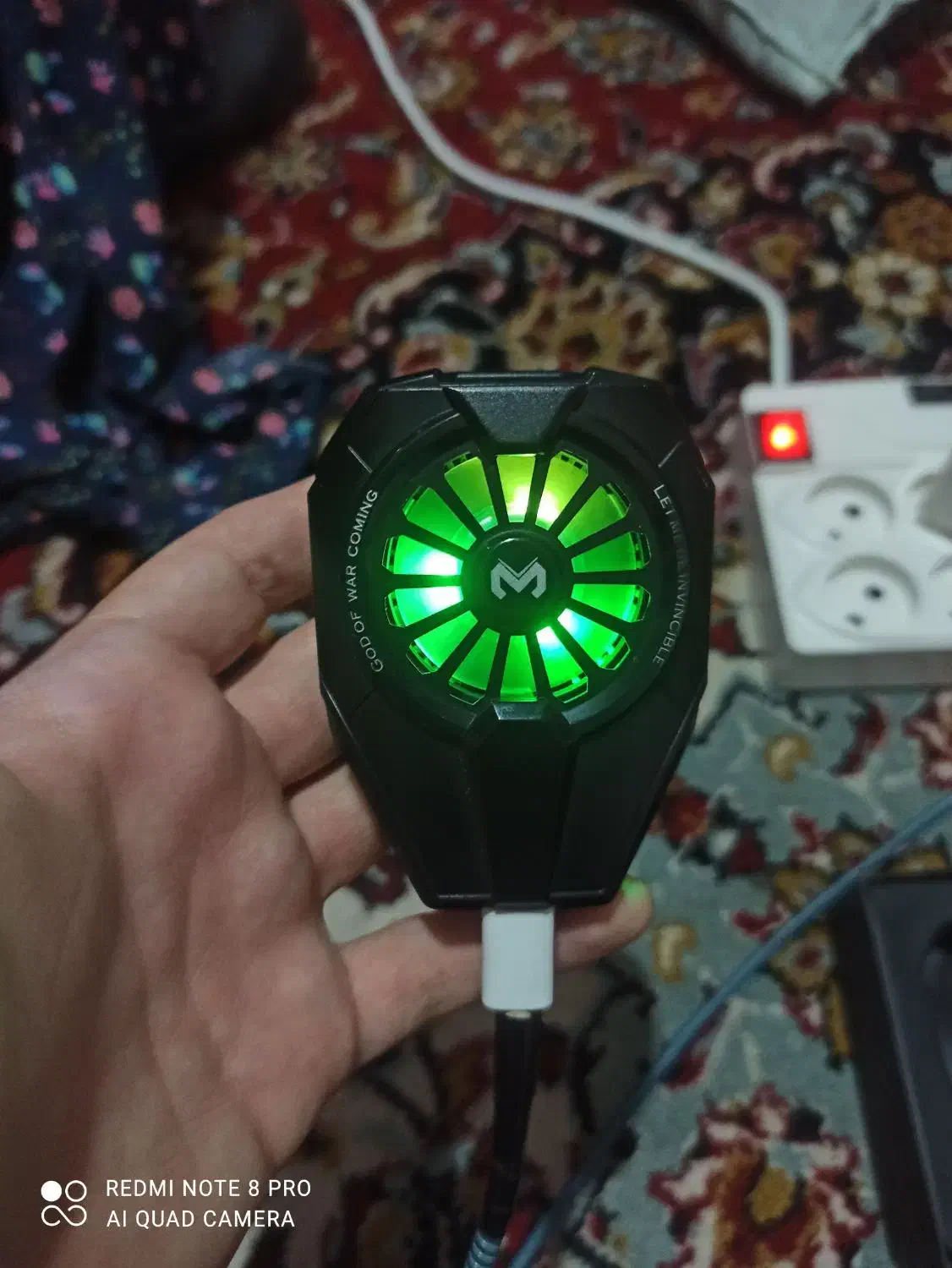 فن گوشی gaming قوی rgb|لوازم جانبی موبایل و تبلت|یاسوج, |دیوار