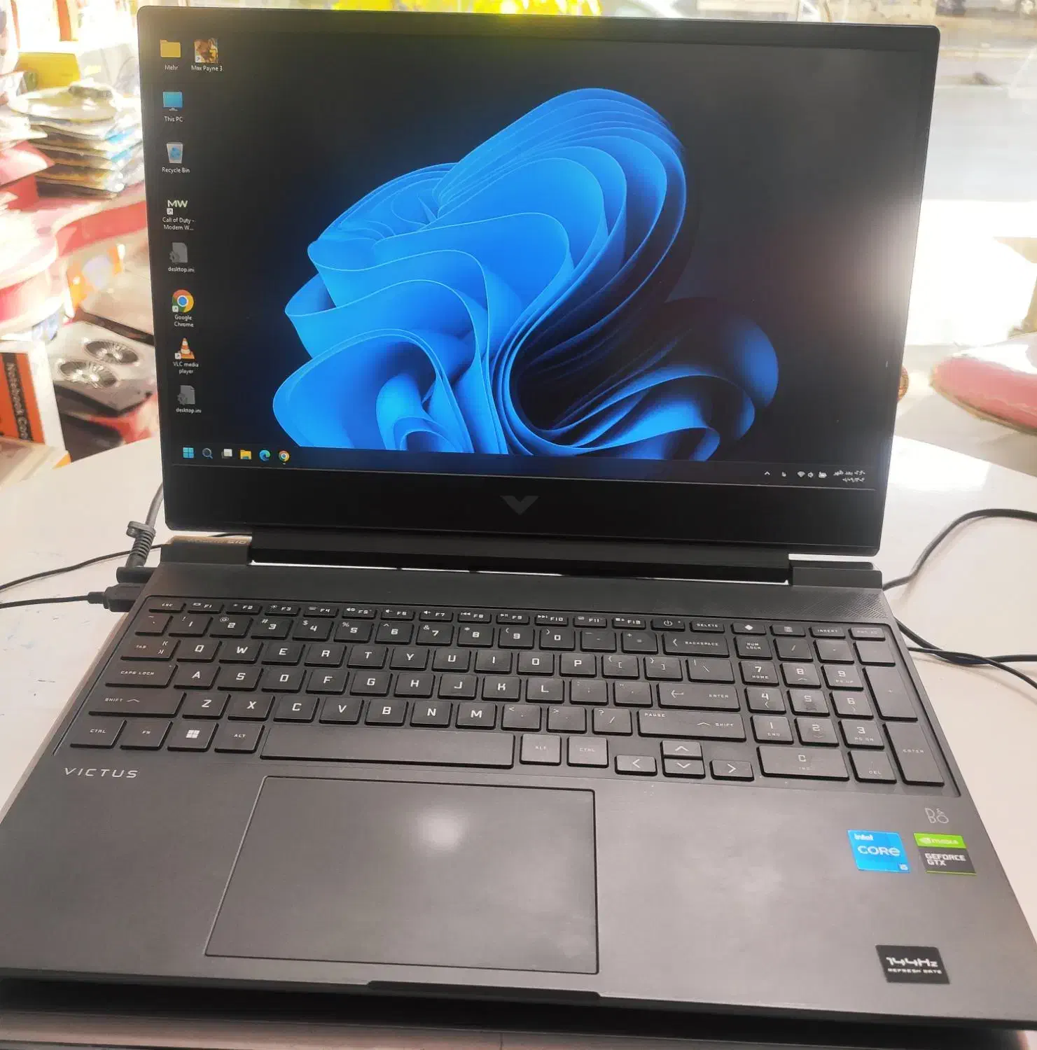 (فروشگاه لپ تاپ) HP victus i5 نسل ۱۲ گرافیک ۴|رایانه همراه|نجفآباد, هفده شهریور|دیوار