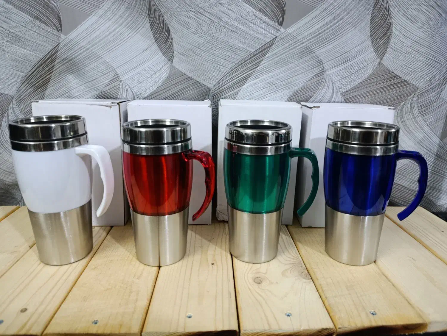 انواع ماگ و قمقمه|ظروف سرو و پذیرایی|شیراز, باغشهر قصر سبز|دیوار