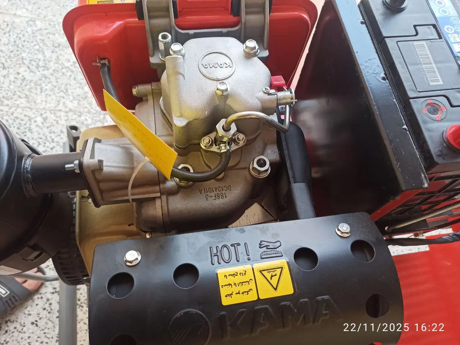 تیلر 12اسب کاما کاما اورجینال|ماشینآلات صنعتی|جعفرآباد, |دیوار