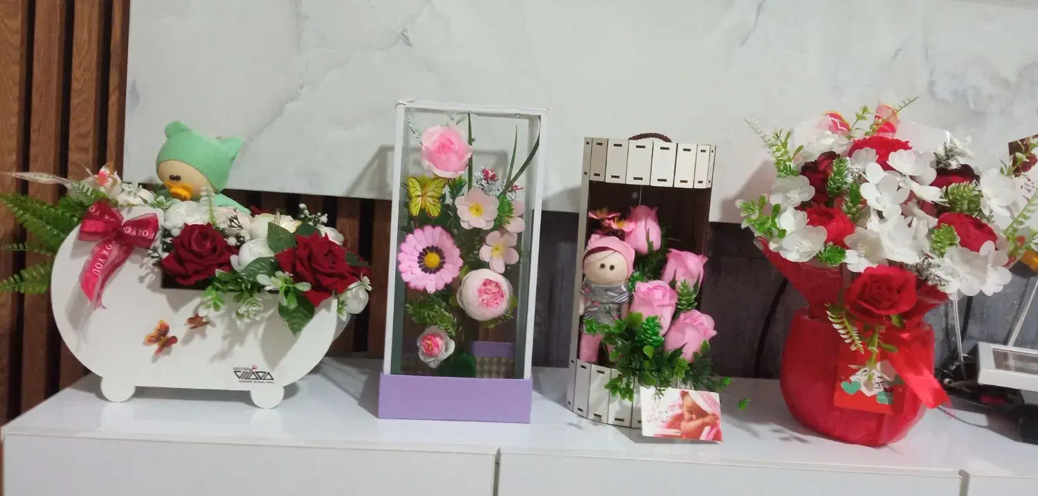 گل های شیک|گل مصنوعی|بروجرد, |دیوار