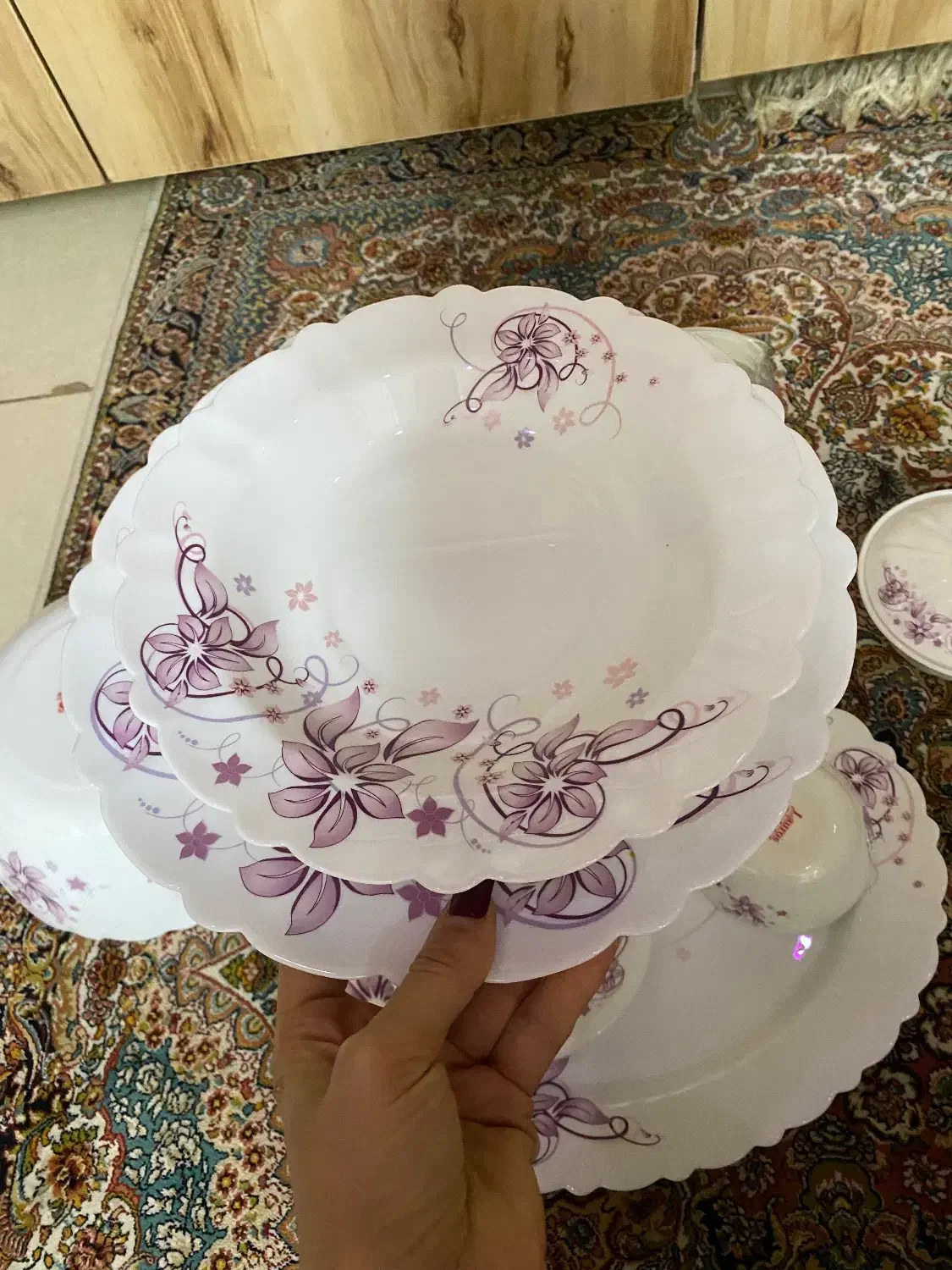 سرویس غذاخوری لاروس ایتالیا ۱۲نفره|ظروف سرو و پذیرایی|هشتگرد, شهرک دریا|دیوار