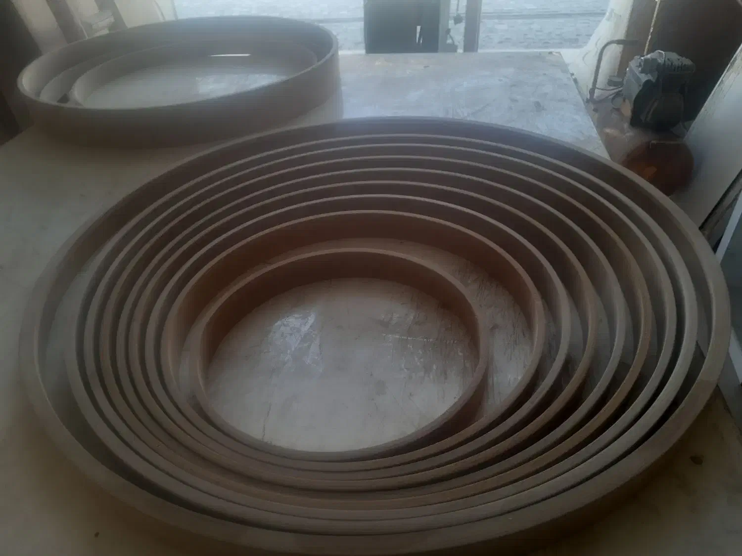 رینگ های چوبی MDF|مصالح و تجهیزات ساختمان|کرج, مجتمع صنفی صنعتی|دیوار