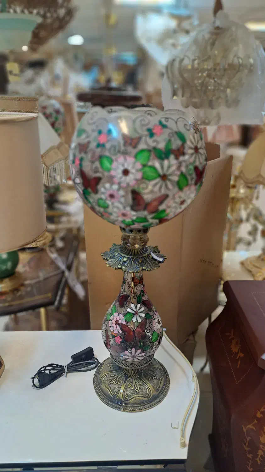 آباژور رومیزی ویترای|چراغ خواب و آباژور|گرگان, |دیوار