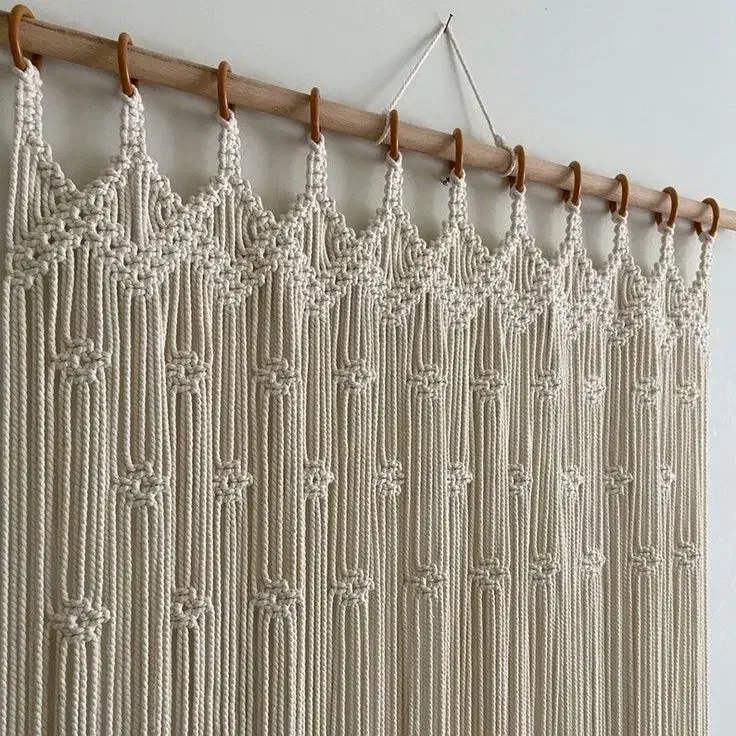 مکرومه|پرده، رانر، رومیزی|مشکیندشت, |دیوار