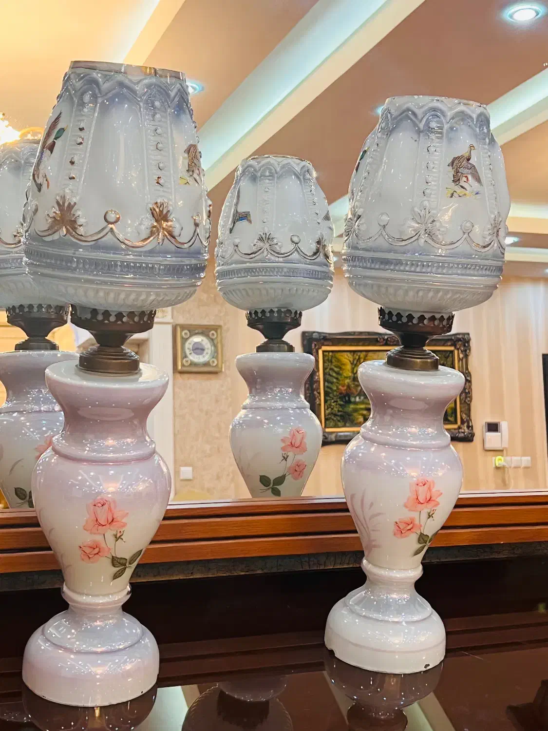 چراغ عتیقه|صنایع دستی و سایر لوازم تزئینی|قزوین, |دیوار