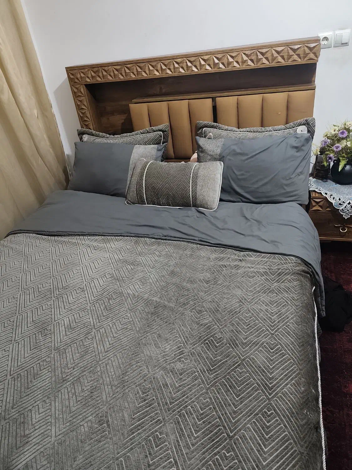 تخت دونفره|تخت و سرویس خواب|فاضل آباد, |دیوار