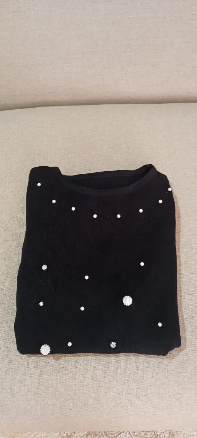 بافت مشکی نگین دار|لباس|چهارباغ, |دیوار