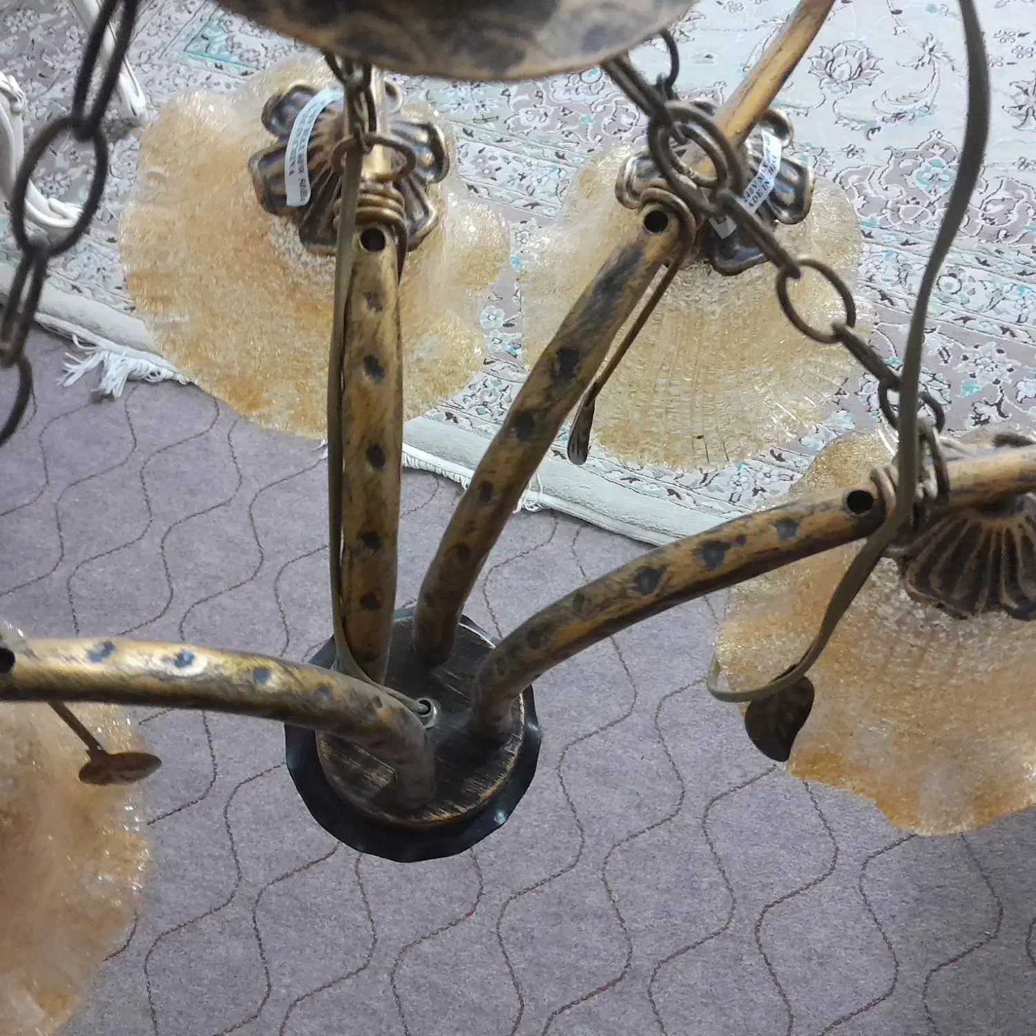 سلام سه عددلوستر|لوستر و چراغ آویز|اصفهان, گلستان|دیوار