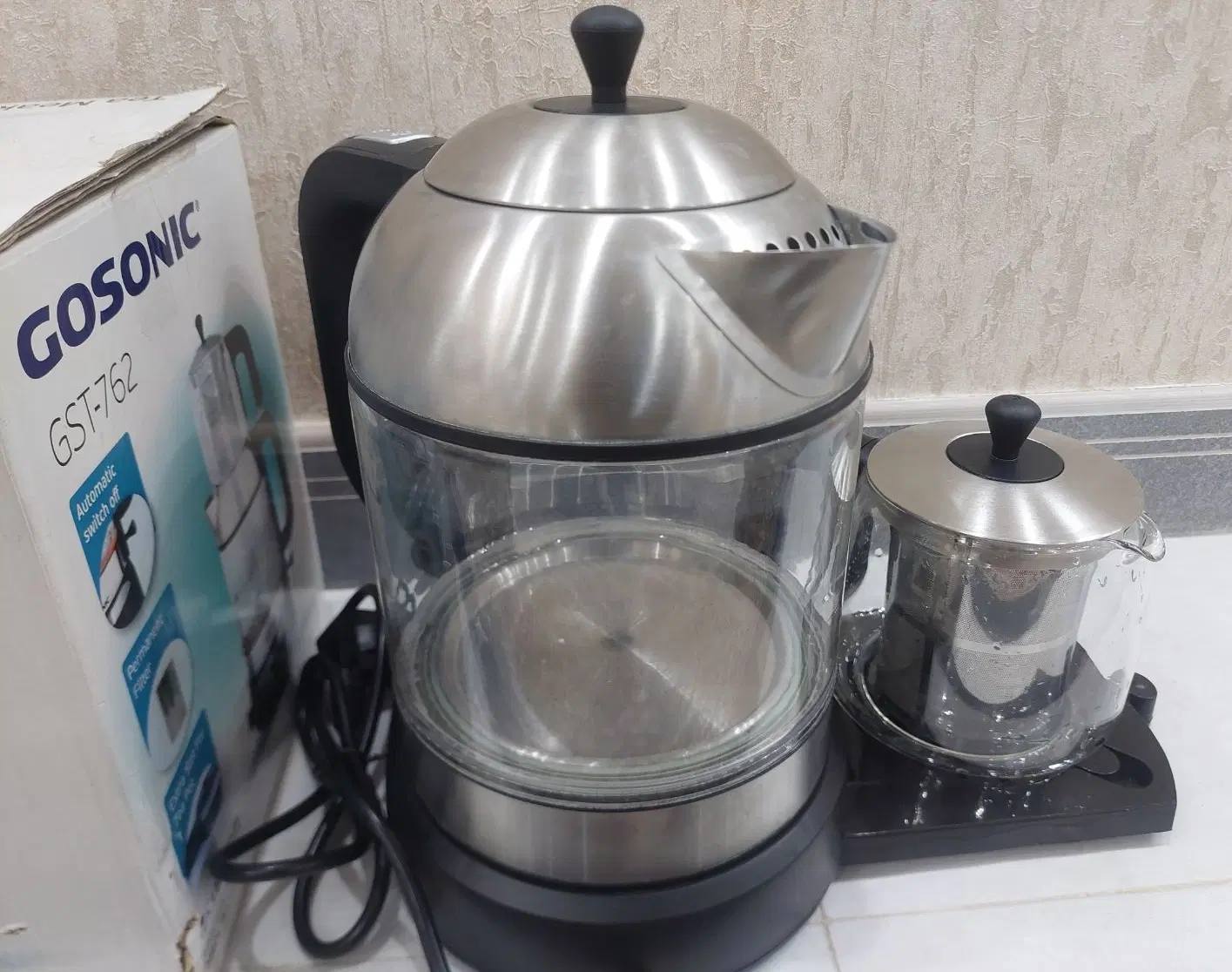 چای ساز گوسونیک مدل GST-762|سماور، چایساز، قهوهساز|تهران, دیلمان|دیوار