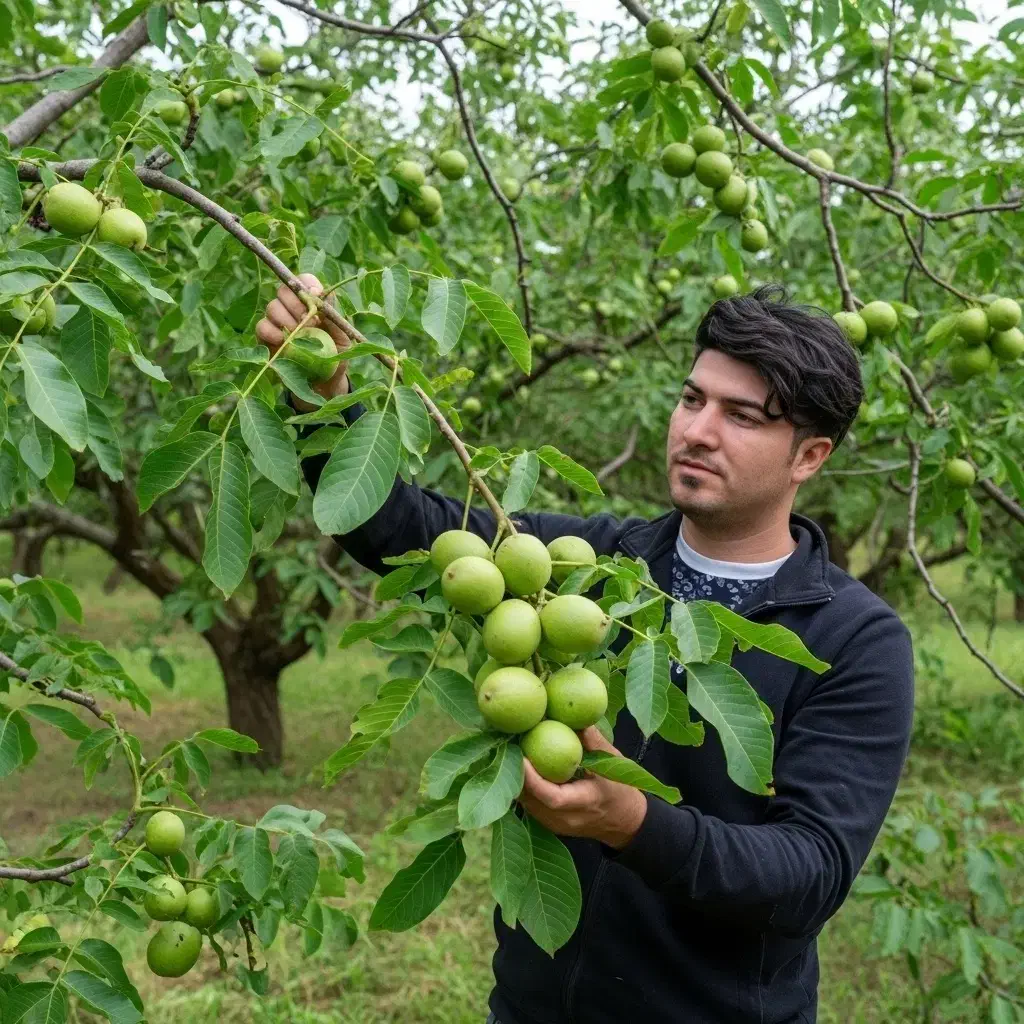 نهال گردو تویسرکان پوست کاغذی|حراج|کوهدشت, |دیوار