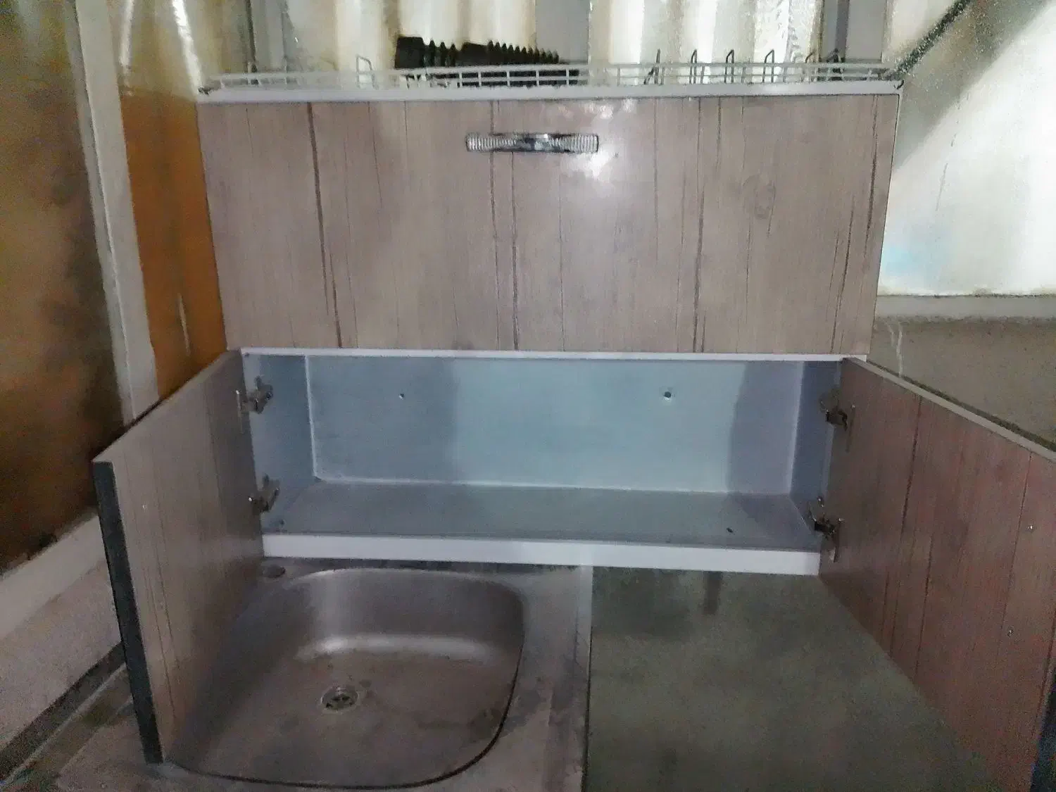 کابینت و آبچکان|آب‌چکان و نظم‌دهنده ظروف|نسیم‌شهر, |دیوار