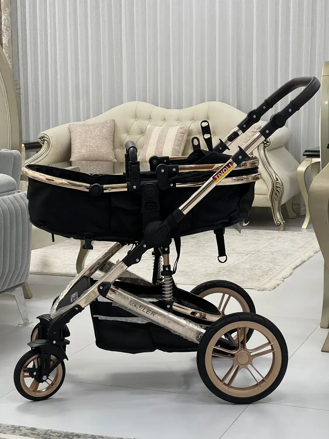 کالسکه مایلر (برند اصلی) در حد نو / اصلا خود نو|کالسکه و لوازم جانبی|لاهیجان, کوی خزر|دیوار