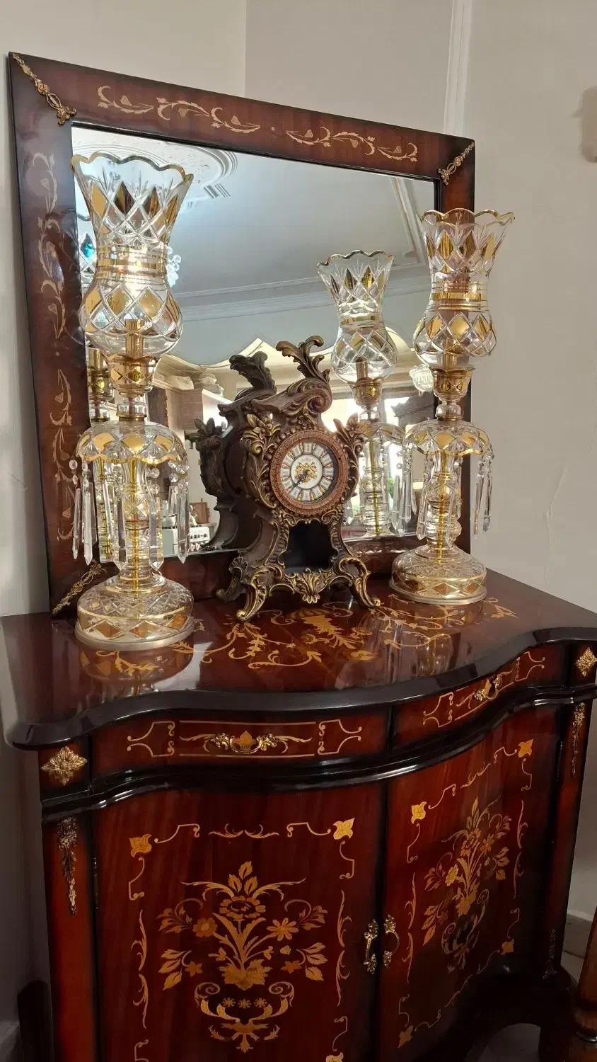 آینه کنسول  دو درب|بوفه، ویترین، کنسول|تهران, امام زاده حسن|دیوار