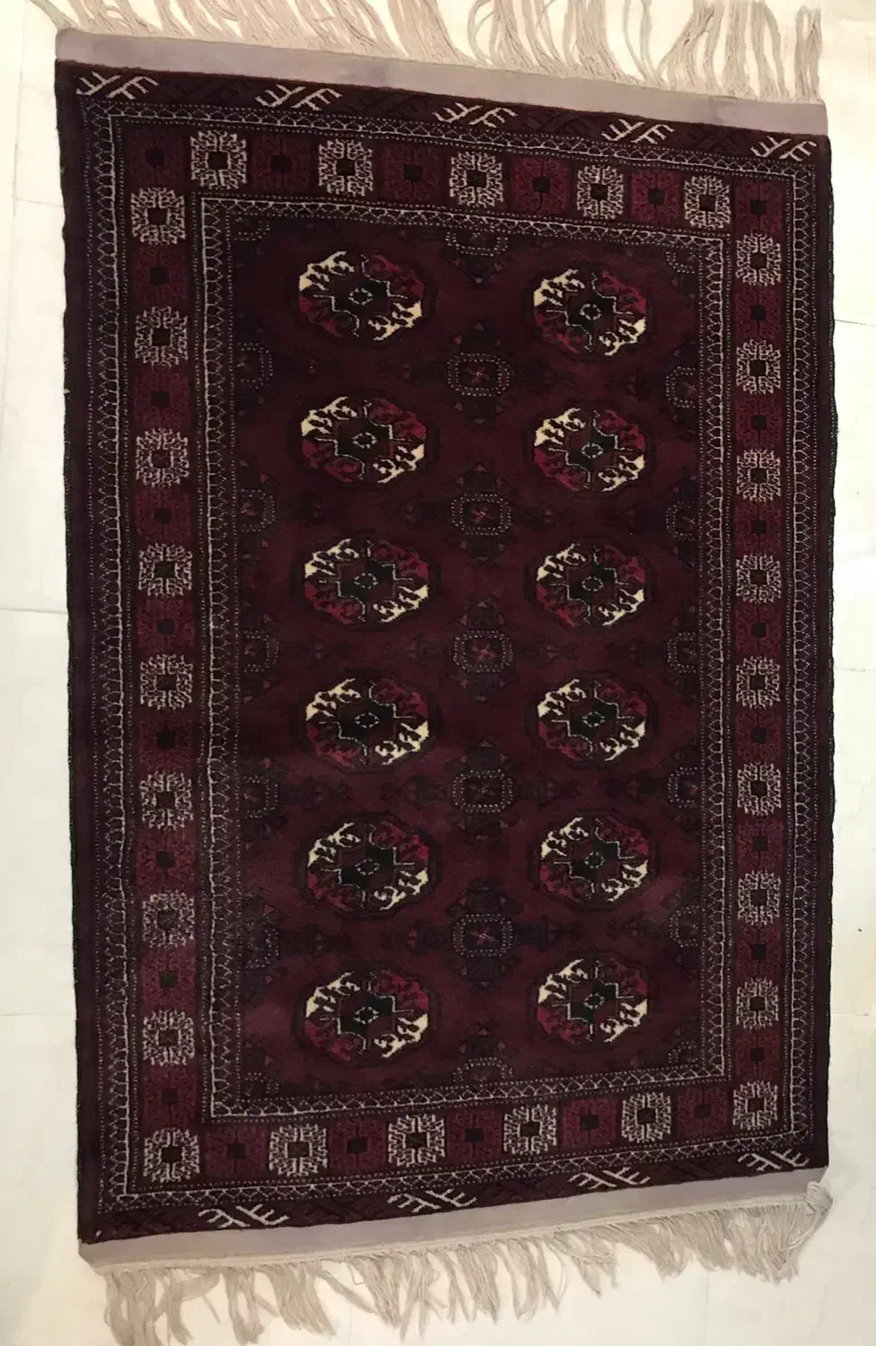 قالیچه دست بافت کلکسیونی قدیمی|تابلو فرش|ساری, |دیوار