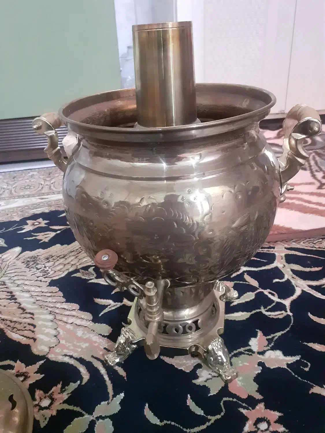 سماور برنز زغالی، بدون استفاده|سماور، چایساز، قهوهساز|ارومیه, |دیوار