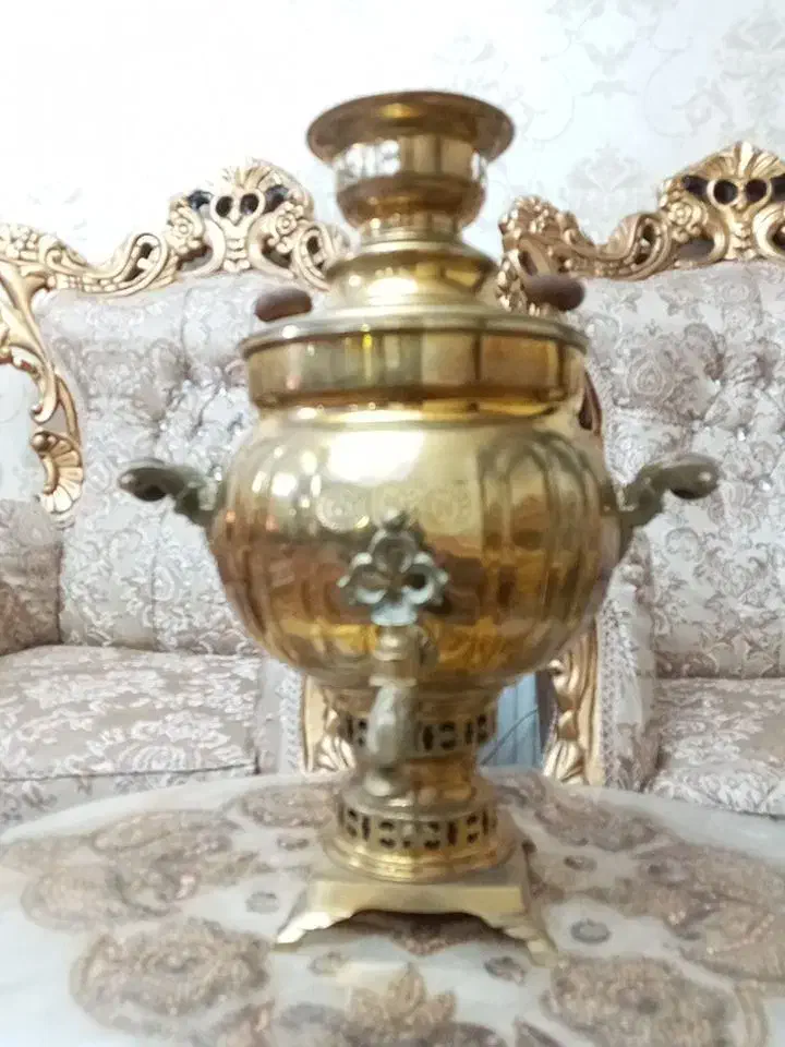 سماور برنزی|سماور، چای‌ساز، قهوه‌ساز|تبریز, |دیوار