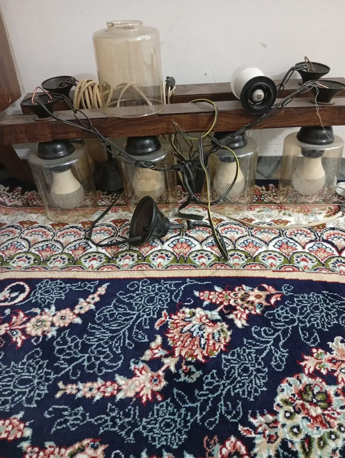 لوستر|لوستر و چراغ آویز|چناران, |دیوار