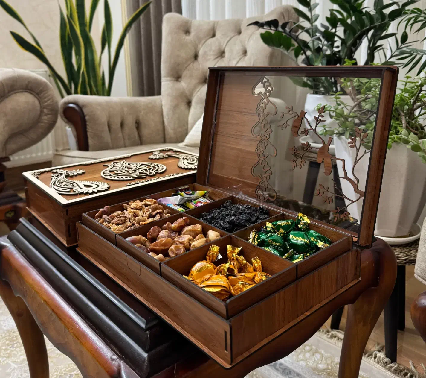 تولید کننده باکس های یلدایی/یلدا/جعبه چوبی|صنایع دستی و سایر لوازم تزئینی|قم, شاه سید علی|دیوار