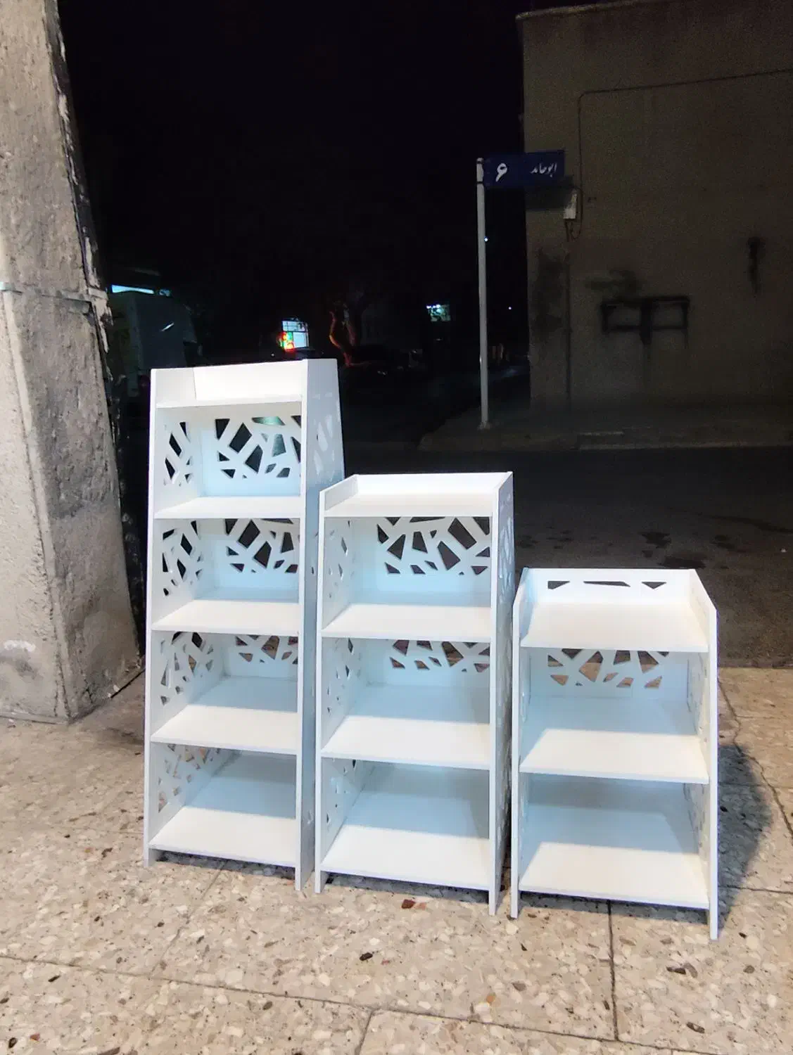 شلف و استند مشبک حمام توالت ایستاده دکوری تزئینی|لوازم حمام|مشهد, مقدم|دیوار