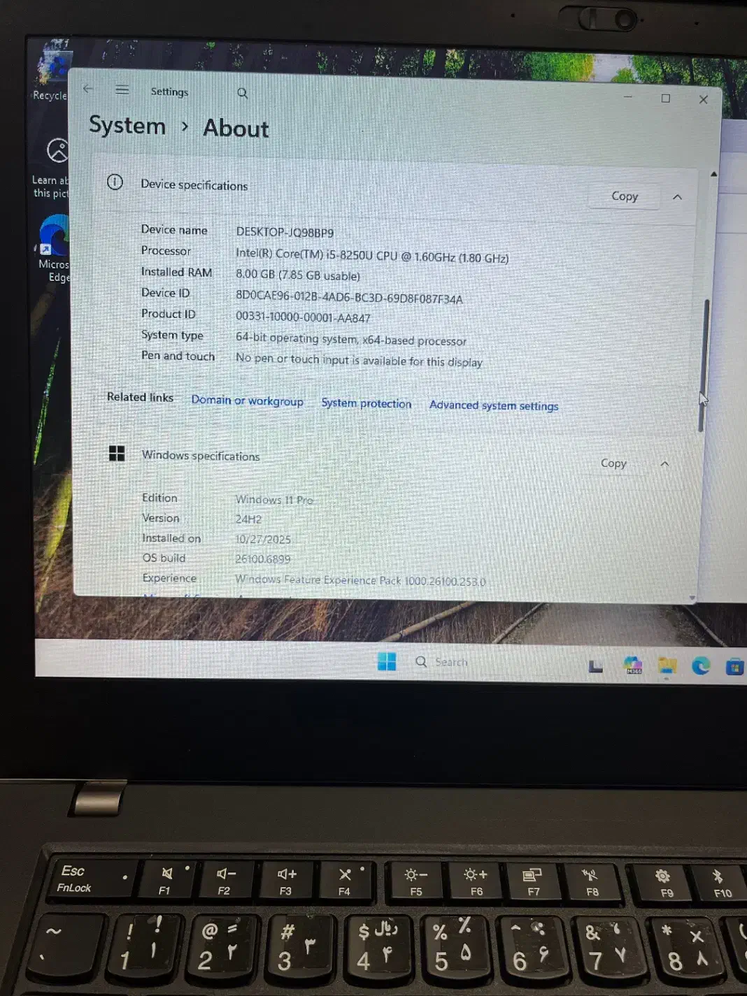 LENOVO T480 نسل هشتم ۸هسته ای واقعی گرافیک ۴گیگ|رایانه همراه|مشهد, دریادل|دیوار