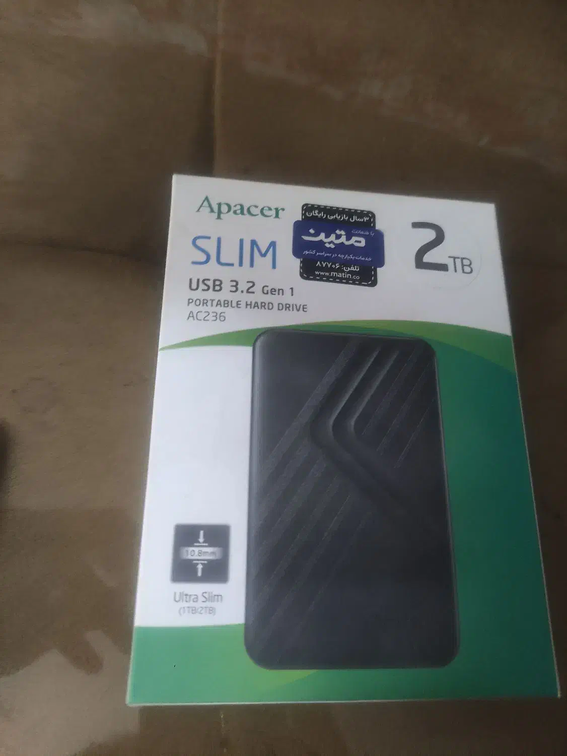 هارد Apacer 2 ترا|قطعات و لوازم جانبی رایانه|تهران, یاخجی آباد|دیوار