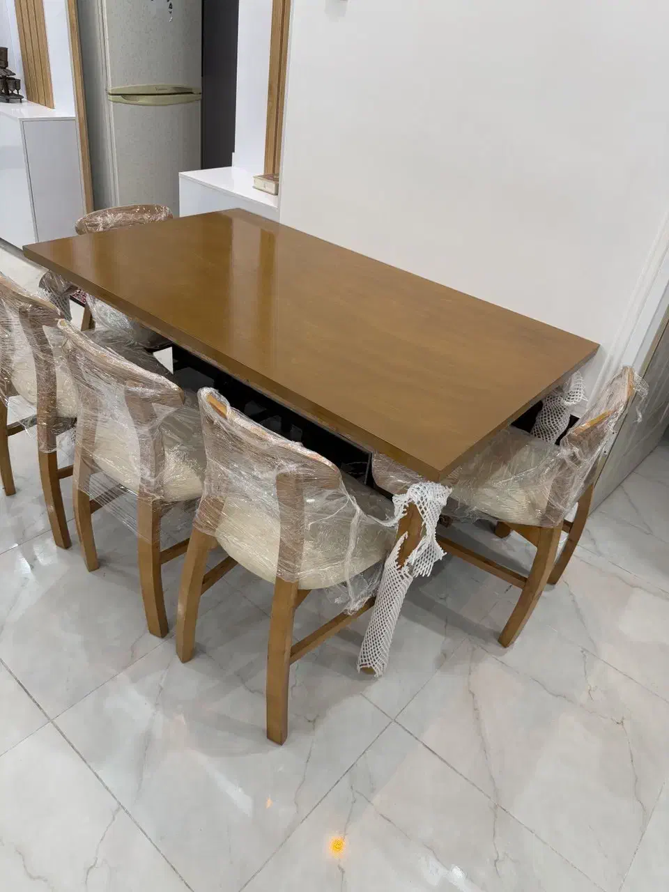 میز ناهار خوری تک شش نفره|میز و صندلی غذاخوری|شیراز, شهرک مهرگان|دیوار