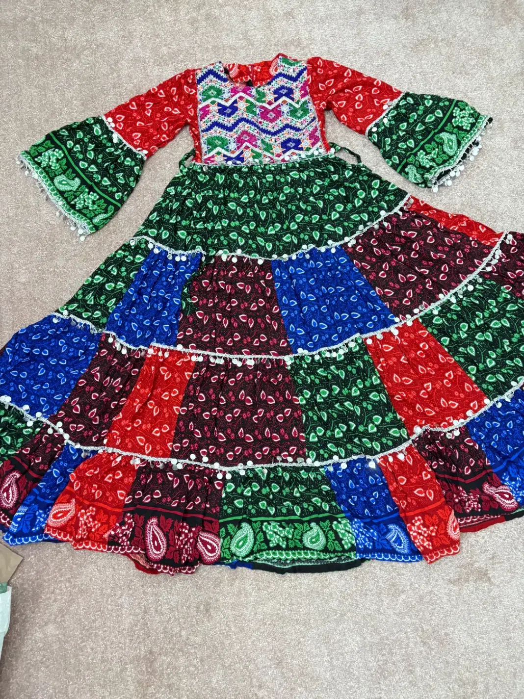 لباس افغانستانی مجلسی فرمالیته عکاسی|لباس|قم, شهرک امام حسن|دیوار