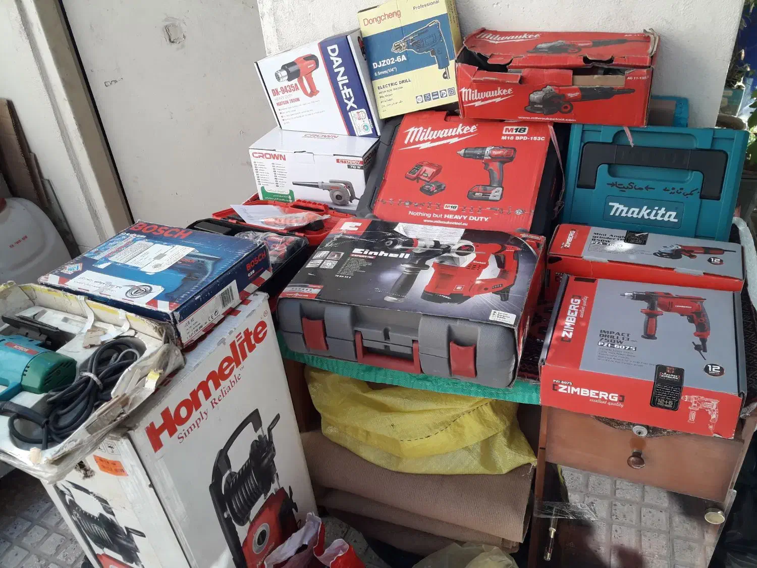 ابزارآلات برقی دستی شارژی|ابزارآلات|قزوین, |دیوار