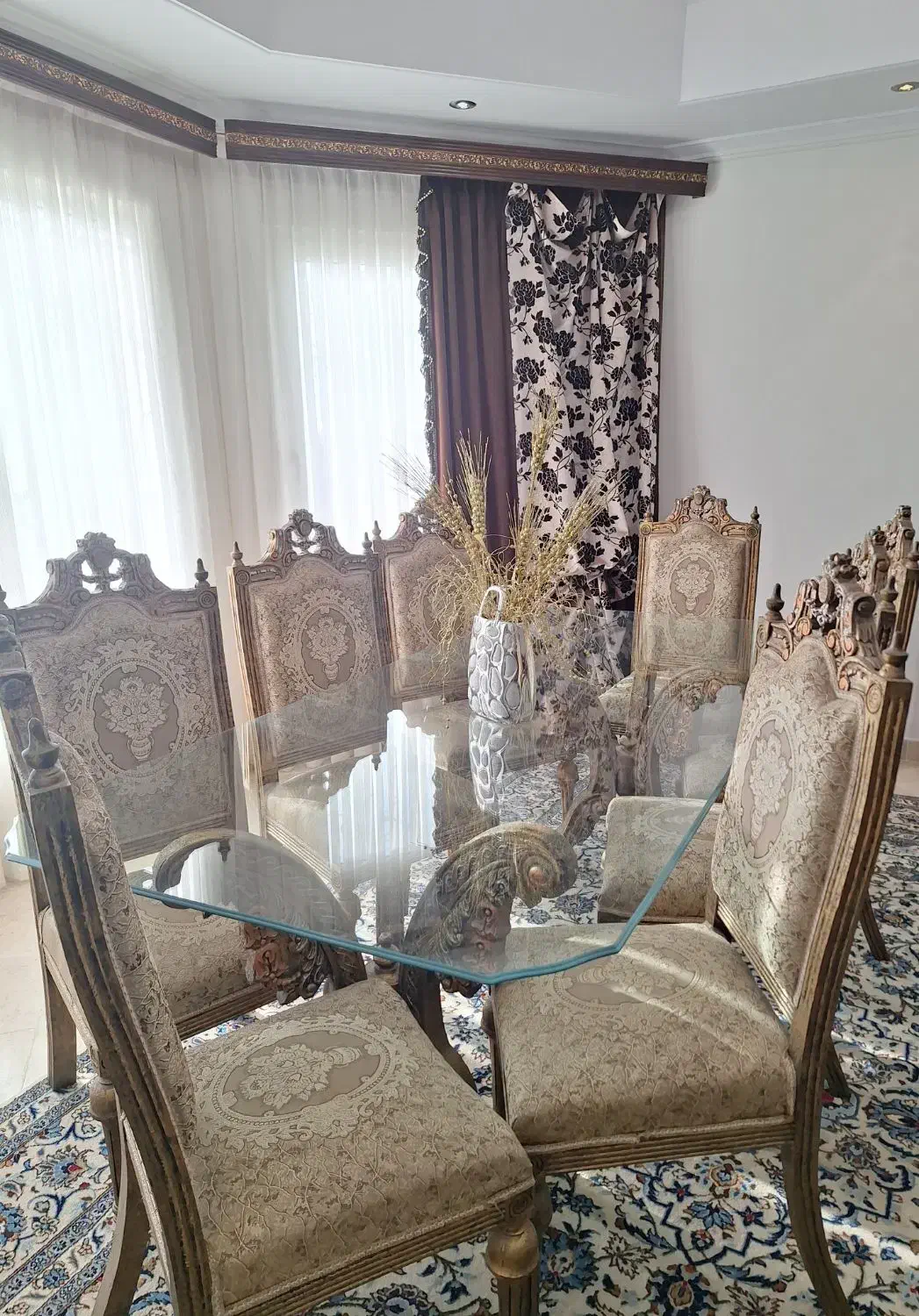 میز ناهار خوری ۸نفره|میز و صندلی غذاخوری|تهران, امیریه|دیوار