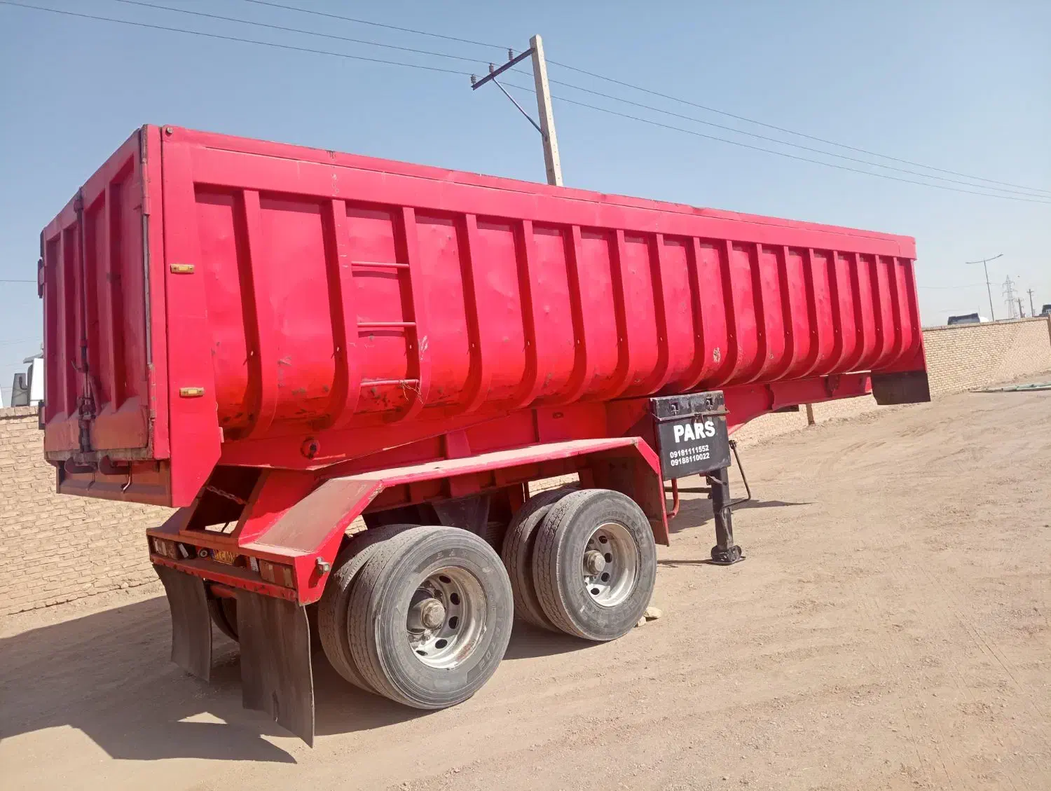 تریلی کمپرسی دومحور|قطعات یدکی و لوازم جانبی|زارچ, |دیوار